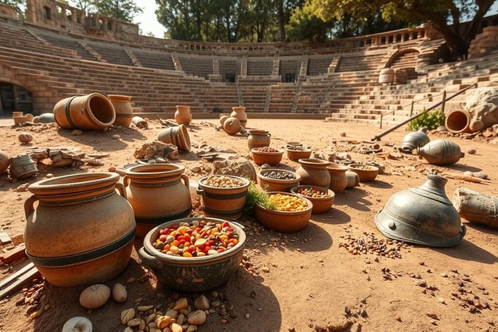 archaeological findings gladiators diet